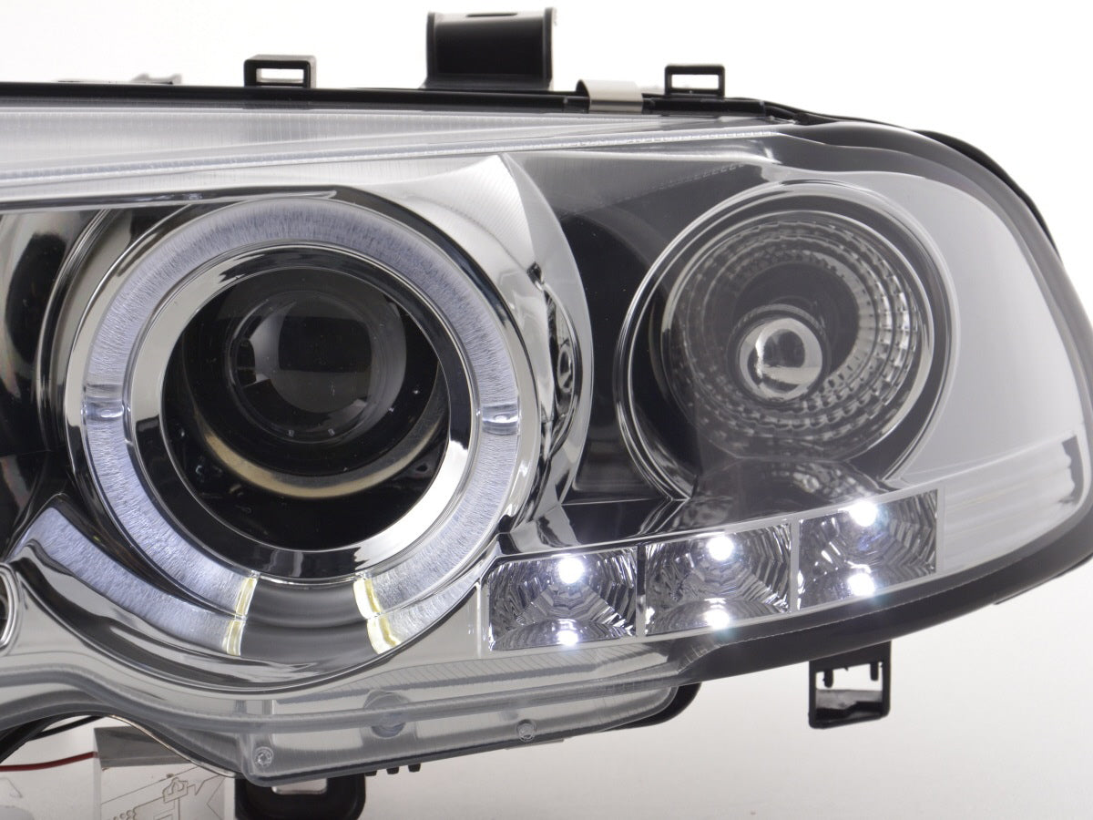 Scheinwerfer Set BMW 3er E46 Coupe/Cabrio 98-02 chrom Scheinwerfer Set BMW 3er E46 Coupe/Cabrio 98-02 chrom